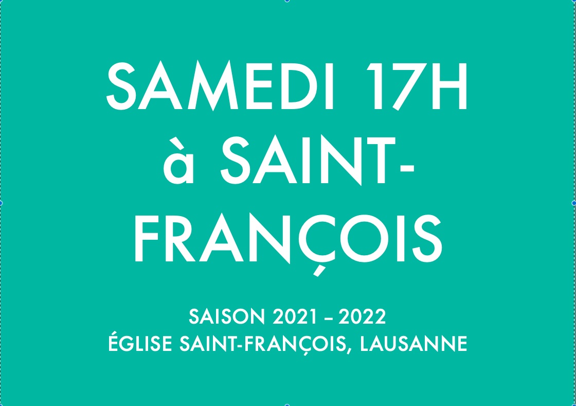 SAISON 2021-2022 DES CONCERTS SAMEDI 17H