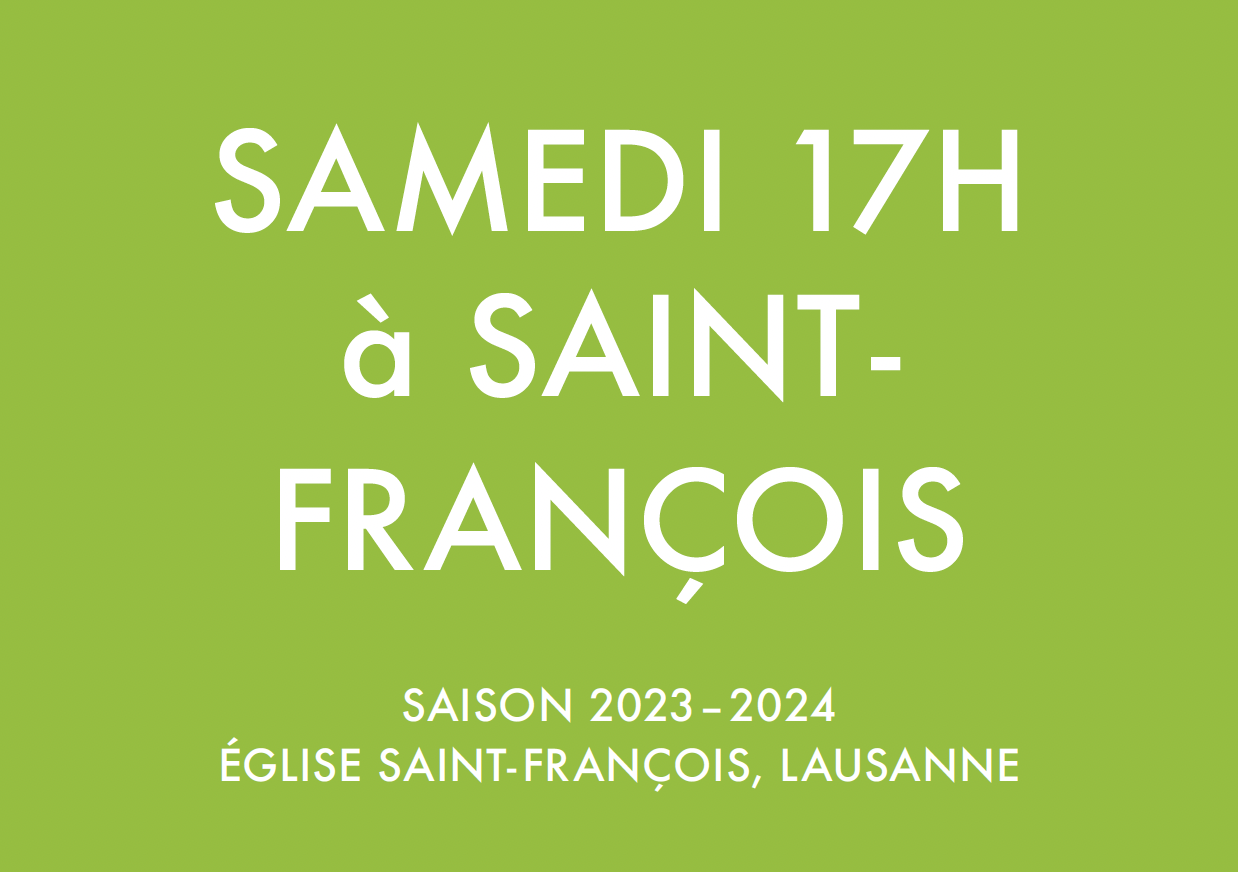 SAISON 2023-2024 DES CONCERTS SAMEDI 17H