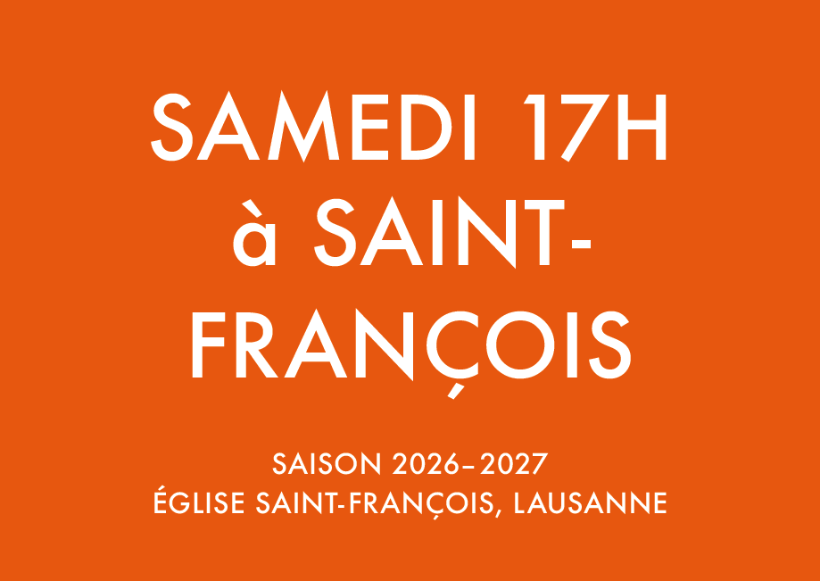 SAISON 2026-2027 DES CONCERTS SAMEDI 17H